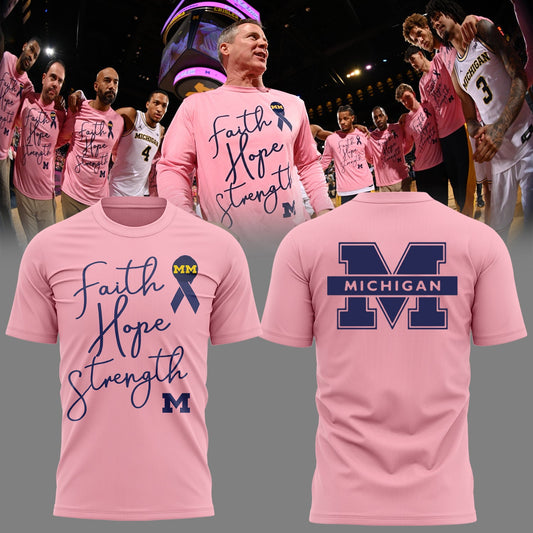 Limited Edition Michigan MBB Block Cancer Shirt Moonbestprint
