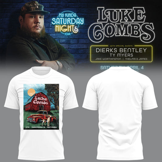 Limited Edition "My Kinda Saturday Night Tour" Tshirt | FO97 Moonbestprint