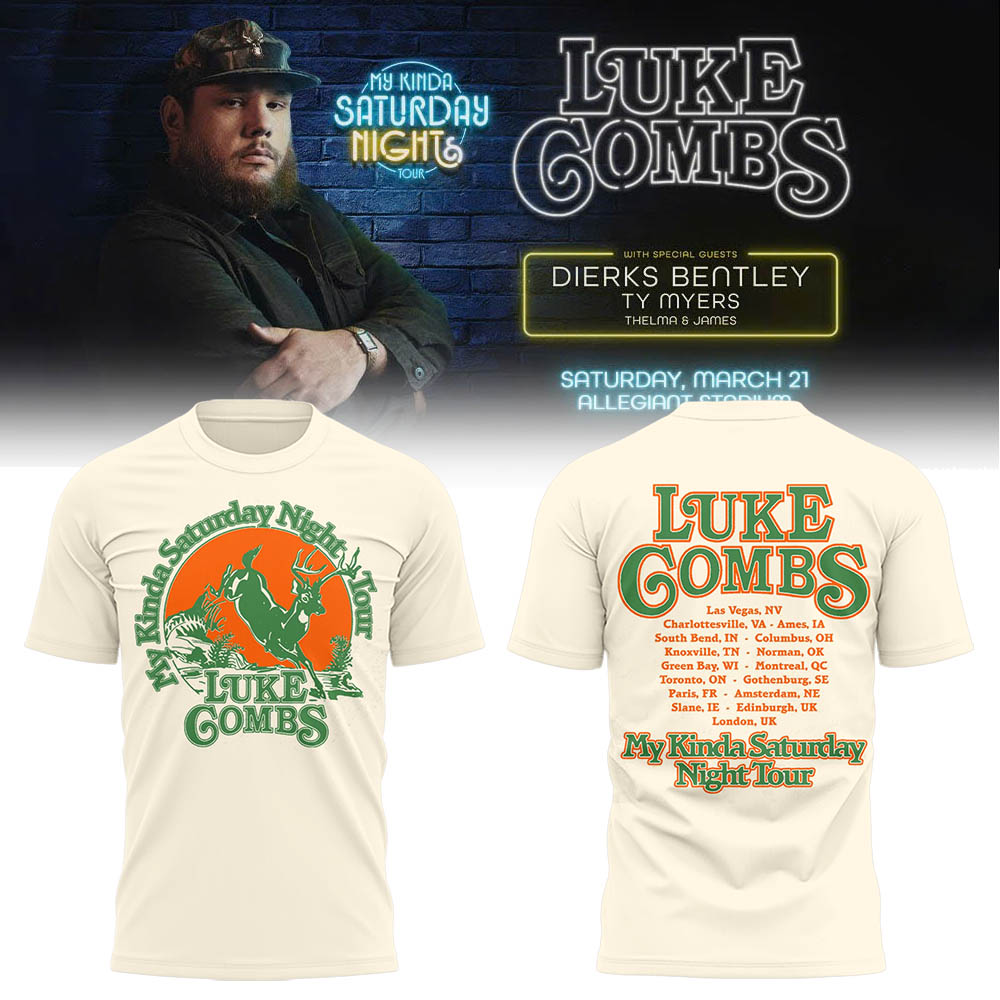 Limited Edition "My Kinda Saturday Night Tour" Tshirt | PP38 Moonbestprint