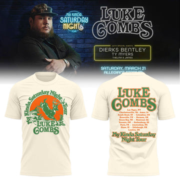 Limited Edition "My Kinda Saturday Night Tour" Tshirt | PP38 Moonbestprint