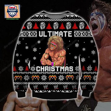 Limited The Ultimate Warrior Printed Sweater ? Usalast