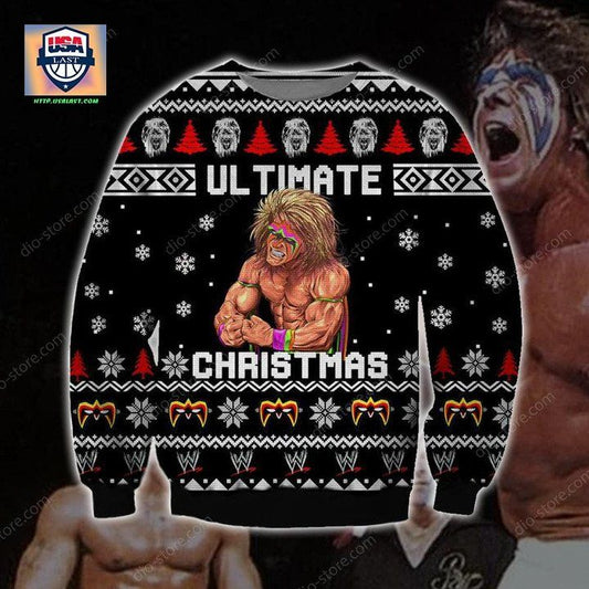 Limited The Ultimate Warrior Printed Sweater ? Usalast