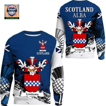 Lindsay Scottish Family Crest Scotland Special Sweater A7 ? Usalast