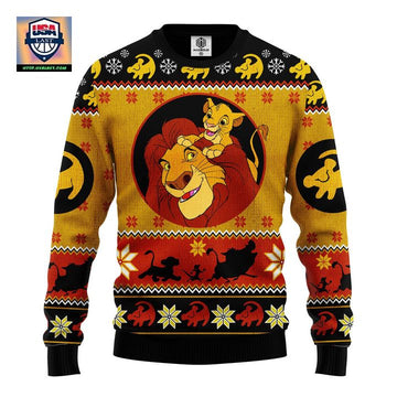 Lion King Simba Ugly Christmas Sweater Amazing Gift Idea Thanksgiving Gift ? L581 ? Usalast
