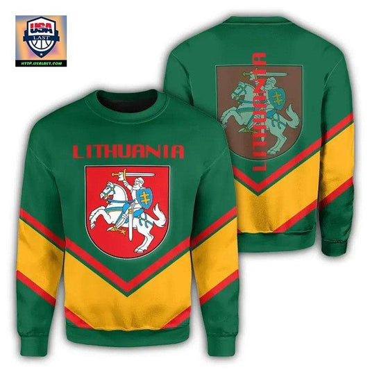 Lithuania Coat Of Arms Sweater Lucian Style Jw5 ? Usalast