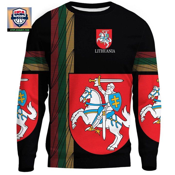 Lithuania-United Sweater Knitted Long-Sleeved Sweater A27 ? Usalast