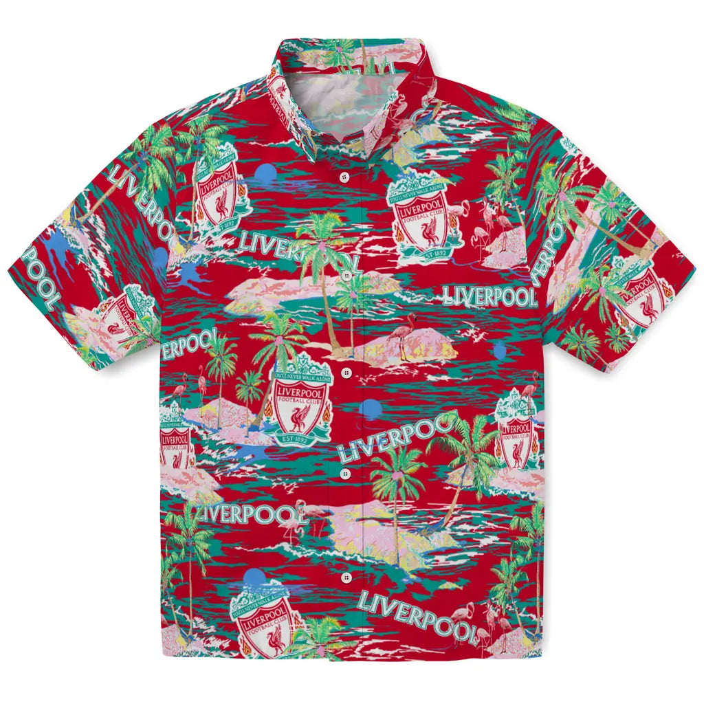 Liverpool Flamingo Retreat 2026 Hawaiian Shirt – Moonbestprint