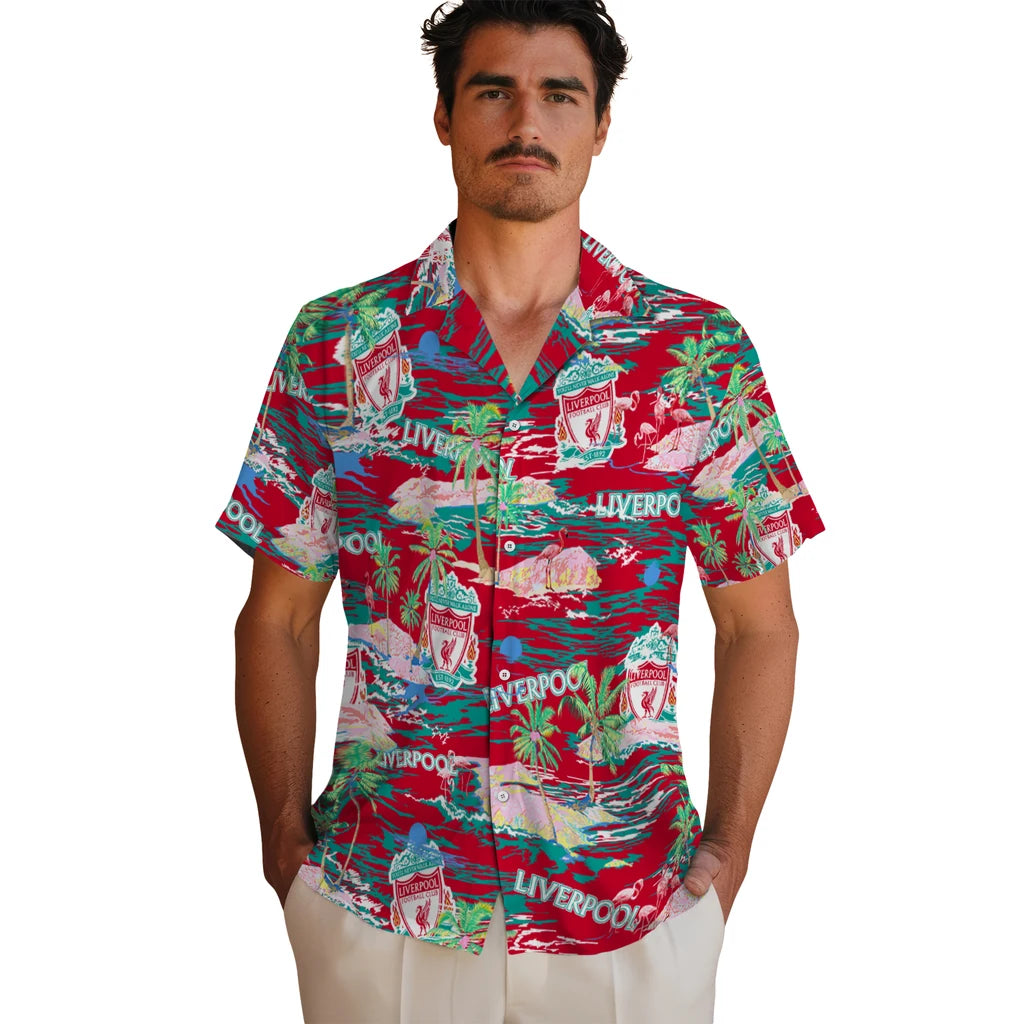 Liverpool Flamingo Retreat 2026 Hawaiian Shirt – Moonbestprint