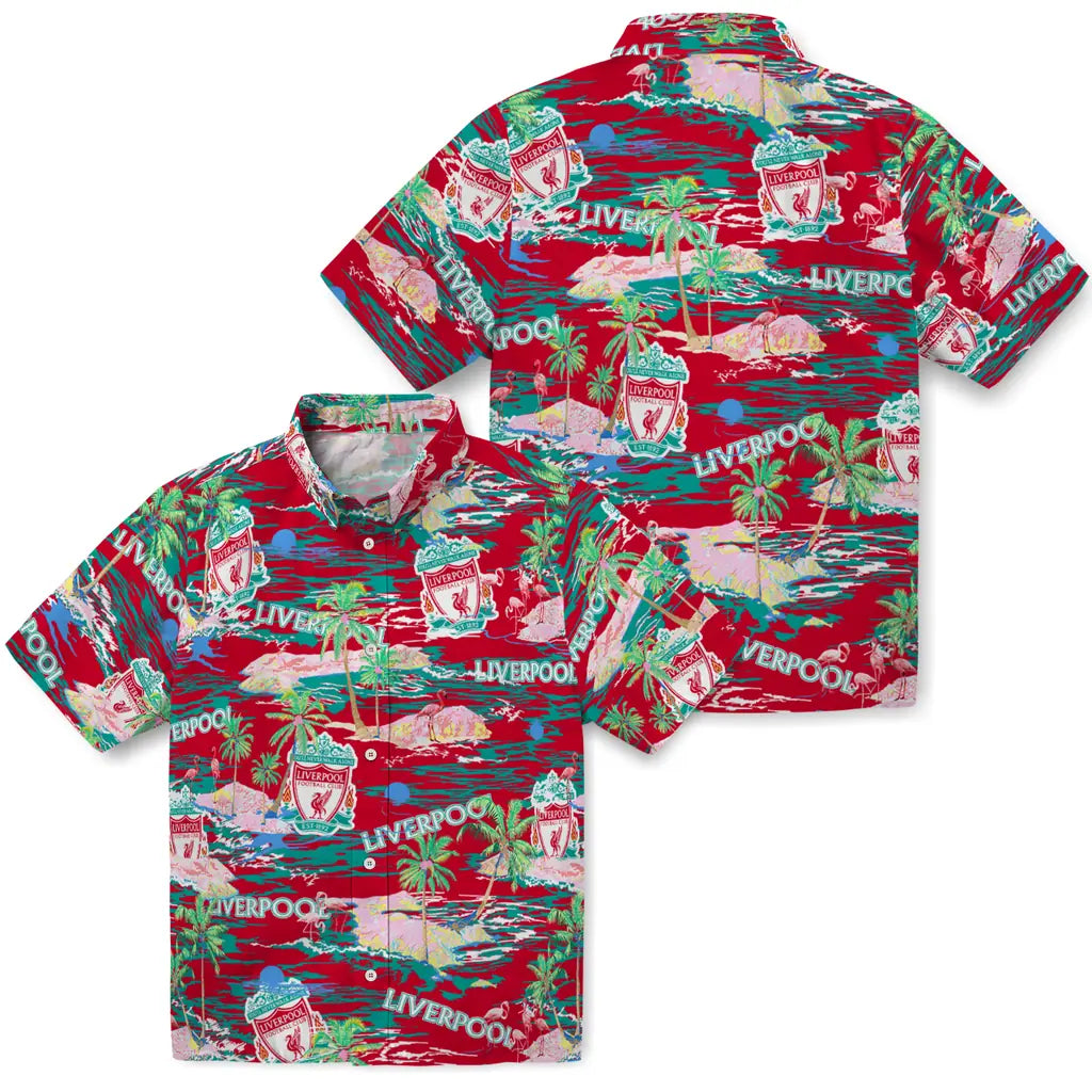 Liverpool Flamingo Retreat 2026 Hawaiian Shirt – Moonbestprint