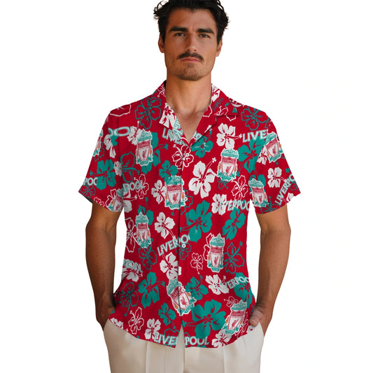 Liverpool Hibiscus Bloom Hawaiian Shirt – Moonbestprint