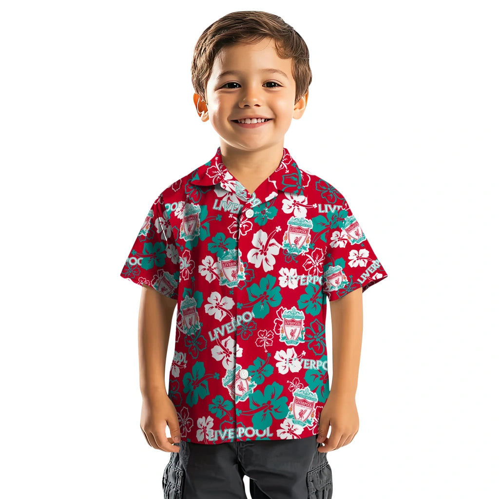 Liverpool Hibiscus Bloom Hawaiian Shirt – Moonbestprint