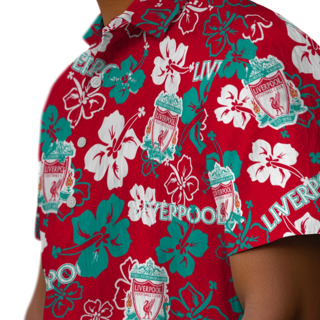 Liverpool Hibiscus Bloom Hawaiian Shirt – Moonbestprint