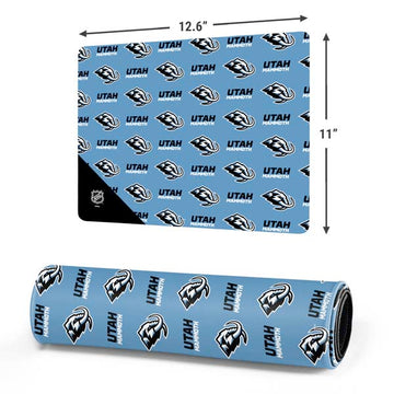 NHL Utah Mammoth Logo Pattern Gaming Mouse Pad Moonbestprint