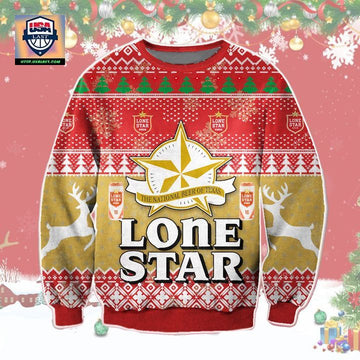 Lone Star Texas Light Beer Ugly Christmas Sweater 2022 ? Usalast