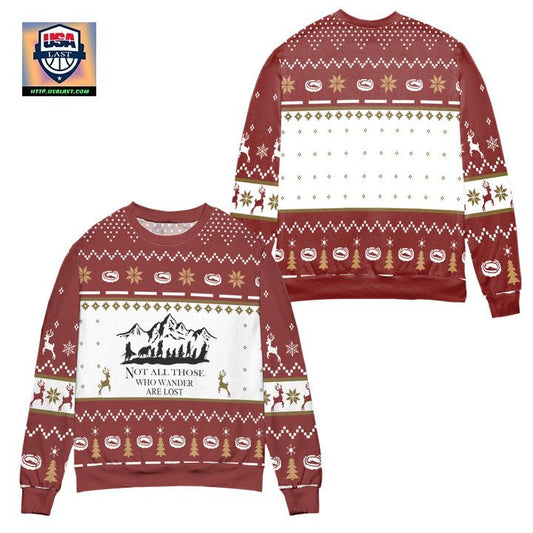 Lord Of The Rings Not All Those Who Wander Are Lost Ugly Christmas Sweater ? Usalast