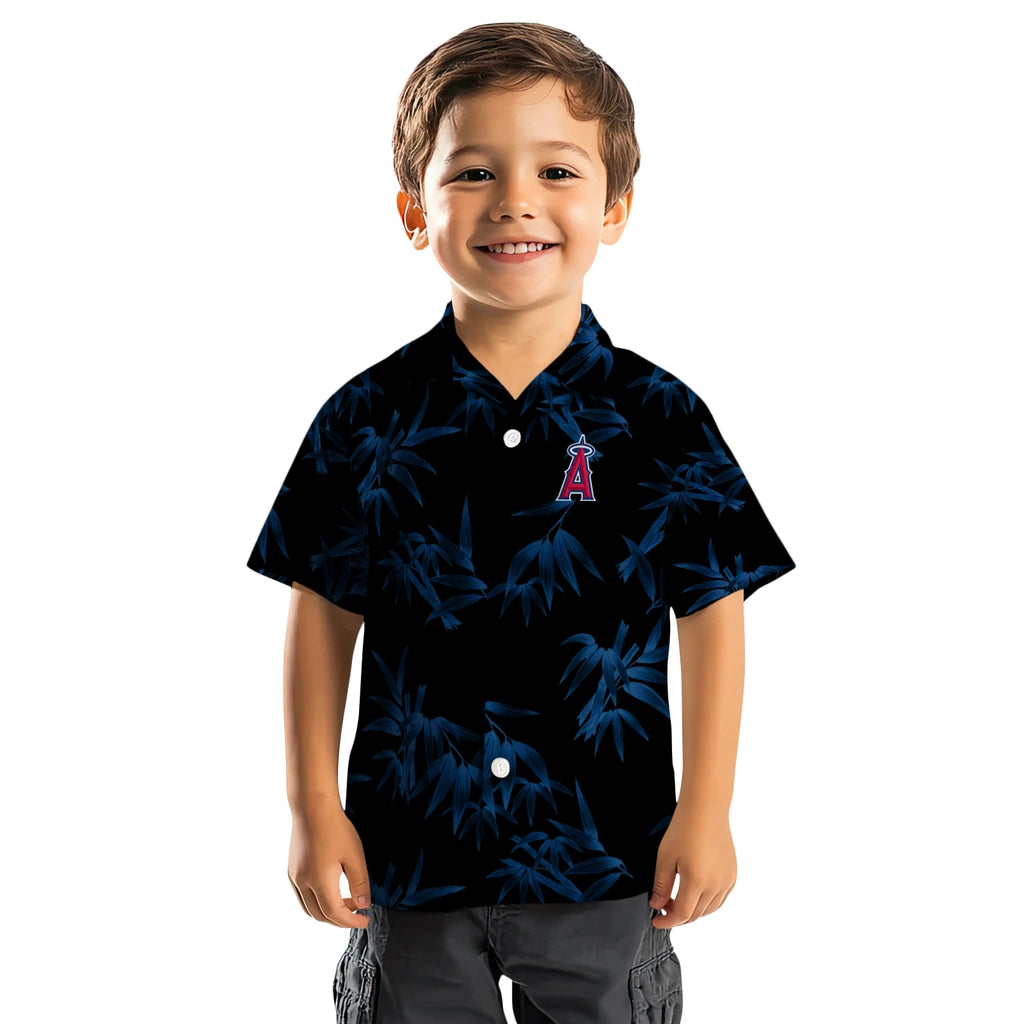 Los Angeles Angels Hawaiian Shirt - Bamboo Branches | Moonbestprint