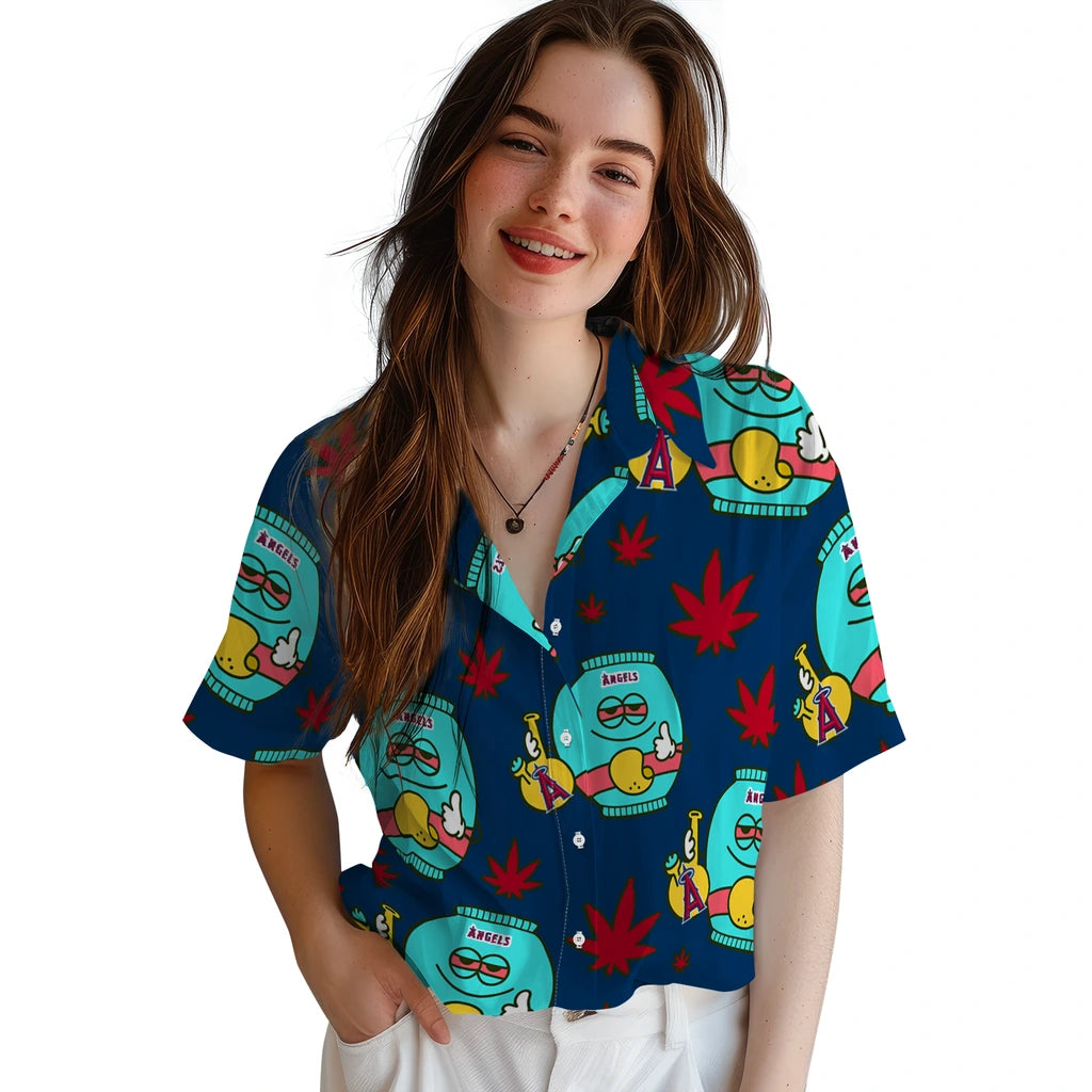 Los Angeles Angels Hawaiian Shirt - Chill Vibe | Moonbestprint