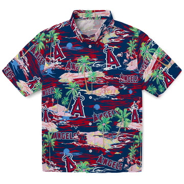 Los Angeles Angels Flamingo Retreat 2026 Hawaiian Shirt – Moonbestprint