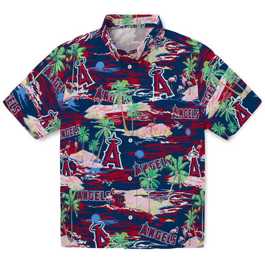 Los Angeles Angels Flamingo Retreat 2026 Hawaiian Shirt – Moonbestprint