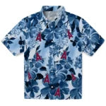 Los Angeles Angels Hawaiian Shirt - Hibiscus Arrangement | Moonbestprint