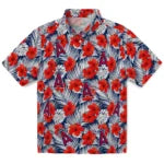 Los Angeles Angels Hawaiian Shirt - Hibiscus Fiesta | Moonbestprint