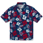 Los Angeles Angels Hawaiian Shirt - Hibiscus Flower Design | Moonbestprint