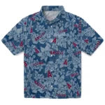 Los Angeles Angels Hawaiian Shirt - Hibiscus Oasis | Moonbestprint