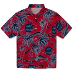 Los Angeles Angels Hawaiian Shirt - Palm Sunset | Moonbestprint