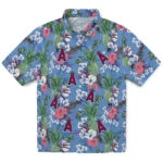 Los Angeles Angels Hawaiian Shirt - Pineapple Bouquet | Moonbestprint