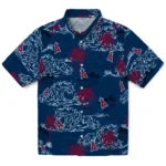 Los Angeles Angels Hawaiian Shirt - Wave Palm | Moonbestprint