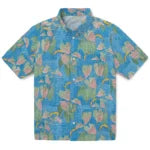 Los Angeles Chargers Hawaiian Shirt - Anthurium Overlay | Moonbestprint