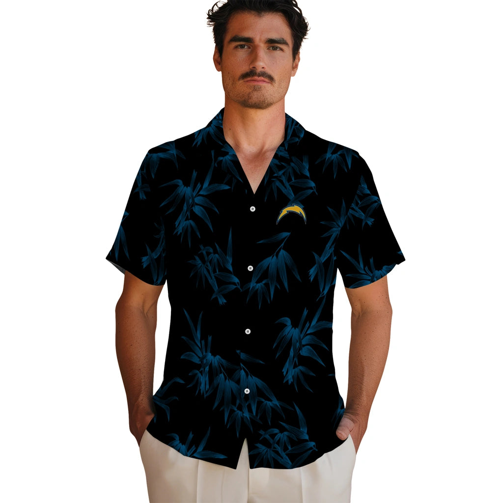 Los Angeles Chargers Hawaiian Shirt - Bamboo Branches | Moonbestprint