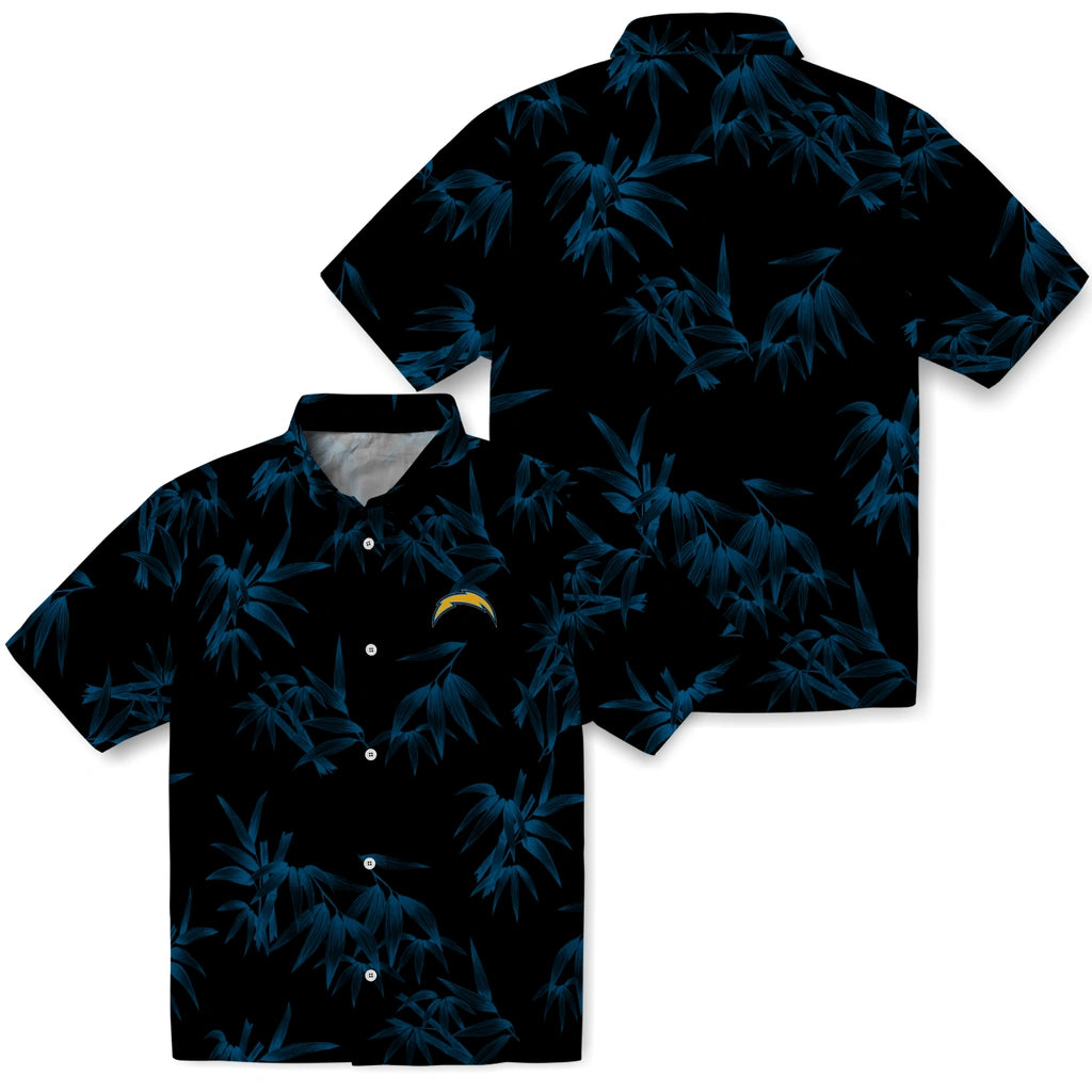 Los Angeles Chargers Hawaiian Shirt - Bamboo Branches | Moonbestprint