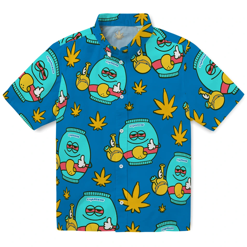 Los Angeles Chargers Hawaiian Shirt - Chill Vibe | Moonbestprint