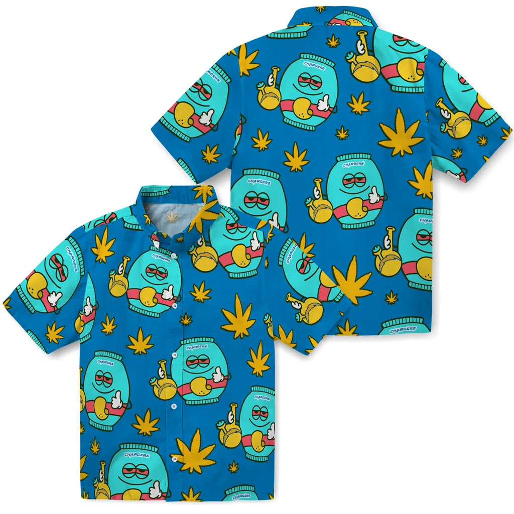 Los Angeles Chargers Hawaiian Shirt - Chill Vibe | Moonbestprint