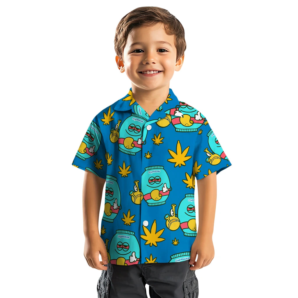 Los Angeles Chargers Hawaiian Shirt - Chill Vibe | Moonbestprint