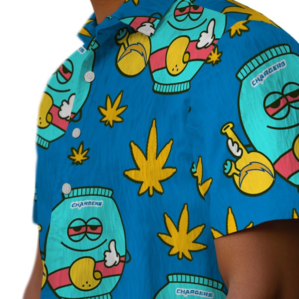 Los Angeles Chargers Hawaiian Shirt - Chill Vibe | Moonbestprint