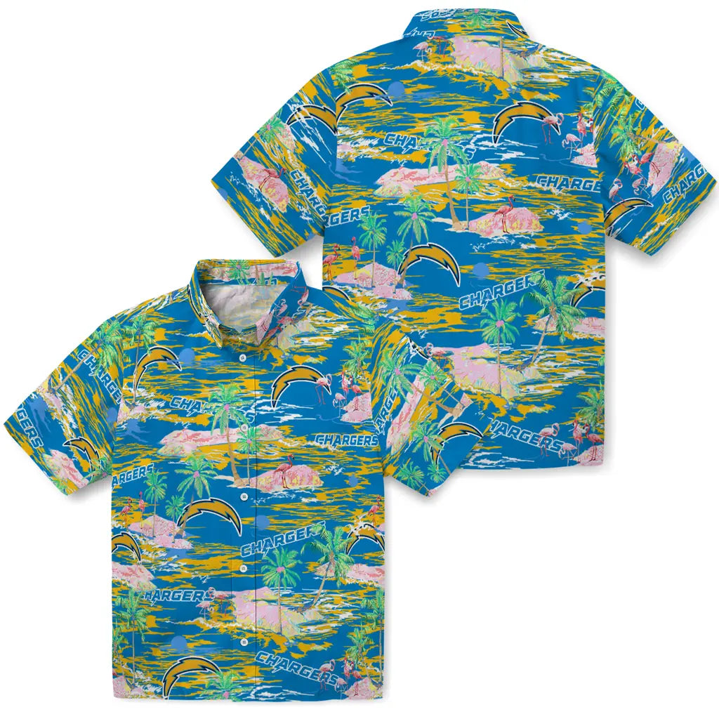 Los Angeles Chargers Flamingo Retreat 2026 Hawaiian Shirt – Moonbestprint