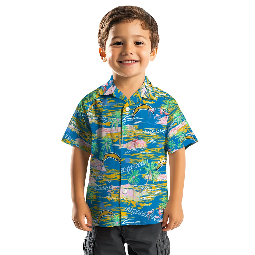 Los Angeles Chargers Flamingo Retreat 2026 Hawaiian Shirt – Moonbestprint