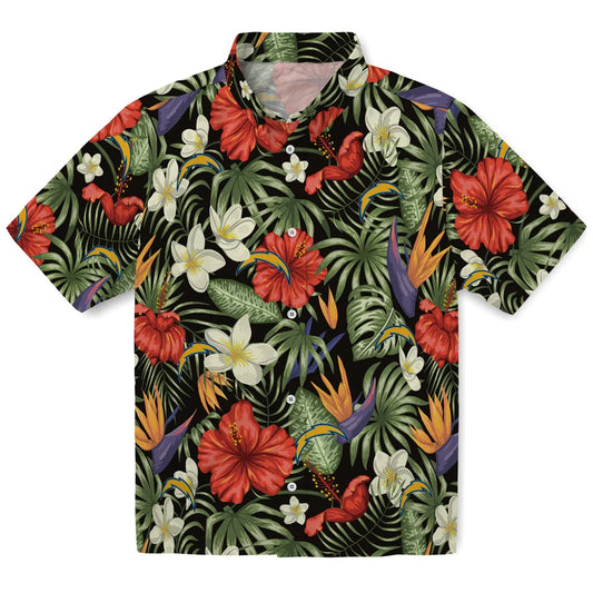 Los Angeles Chargers Hawaiian Shirt - Hawaii Floral Hibiscus | Moonbestprint
