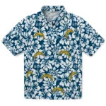Los Angeles Chargers Hawaiian Shirt - Hibiscus Motif | Moonbestprint