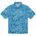 Los Angeles Chargers Hawaiian Shirt - Hibiscus Oasis | Moonbestprint