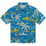 Los Angeles Chargers Hawaiian Shirt - Palm Tree Island | Moonbestprint