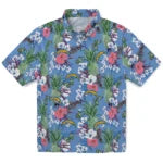 Los Angeles Chargers Hawaiian Shirt - Pineapple Bouquet | Moonbestprint