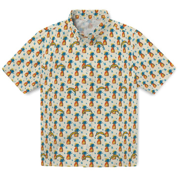 Los Angeles Chargers Hawaiian Shirt - Pineapple Delight | Moonbestprint