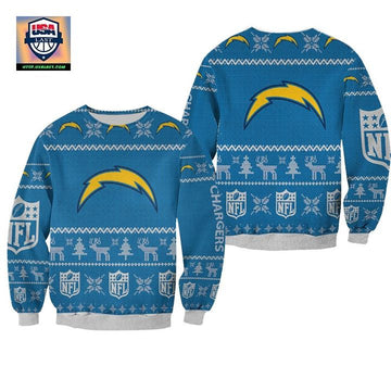 Los Angeles Chargers Ugly Sweater Christmas 3D Sweater ? Usalast