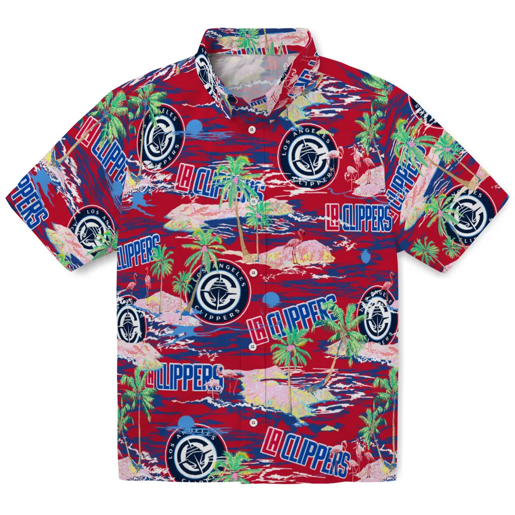 Los Angeles Clippers Flamingo Retreat 2026 Hawaiian Shirt – Moonbestprint