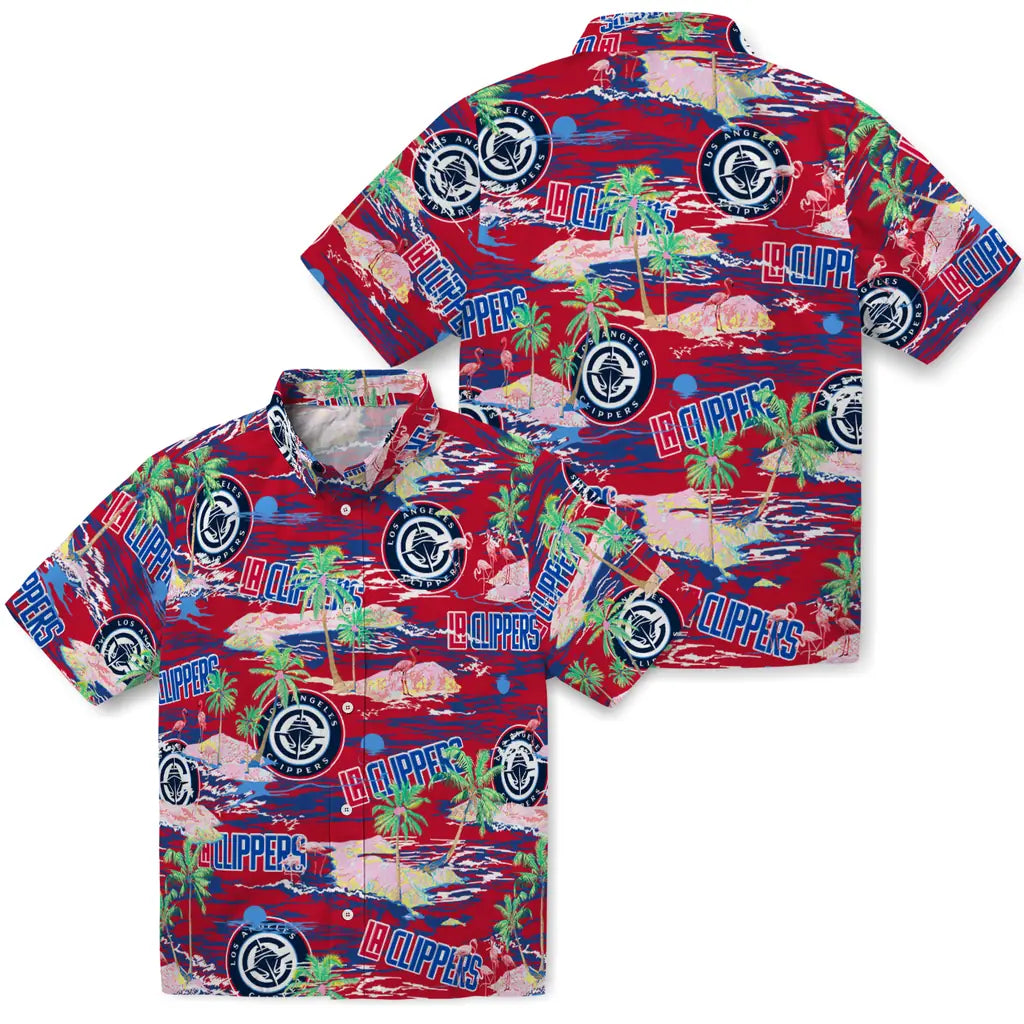 Los Angeles Clippers Flamingo Retreat 2026 Hawaiian Shirt – Moonbestprint