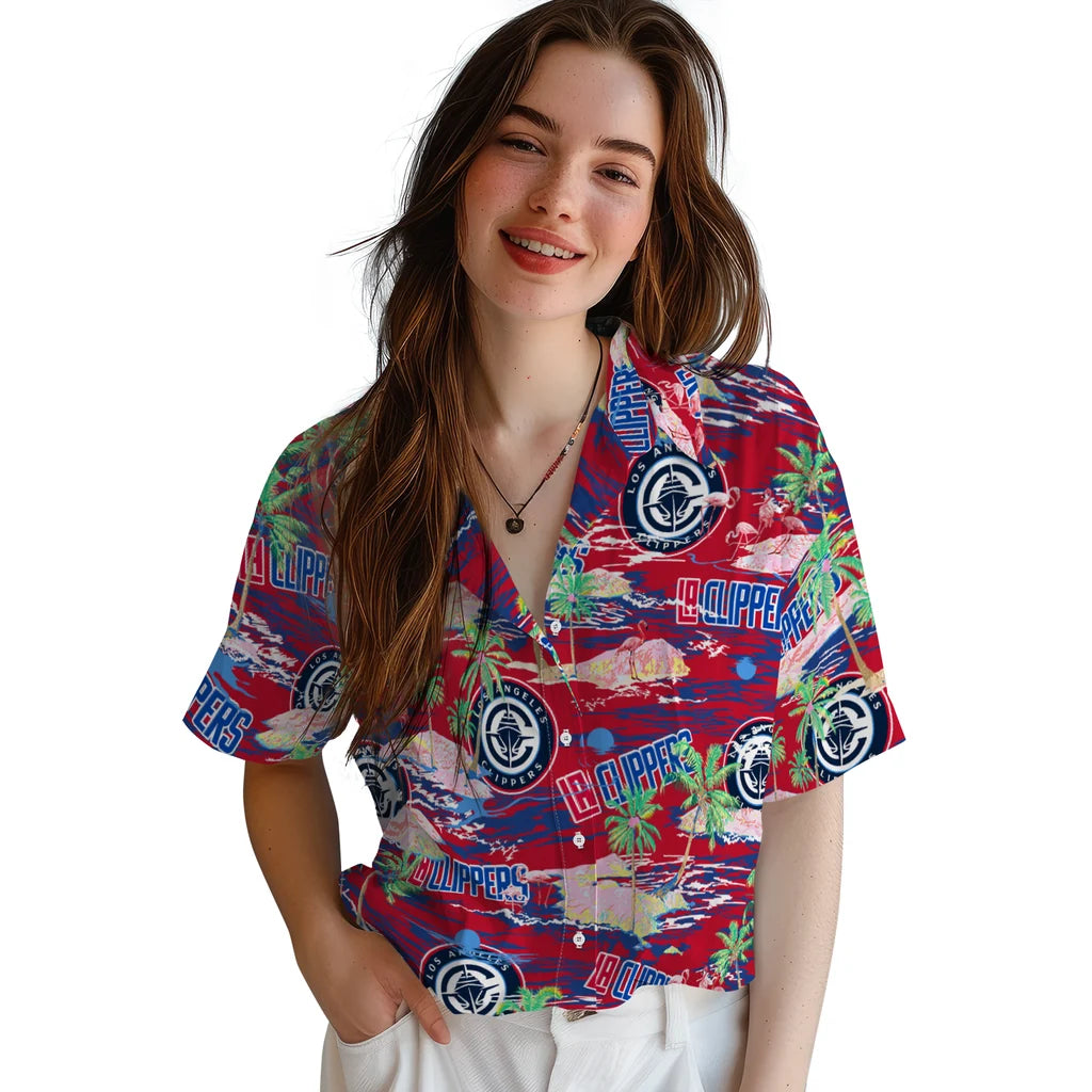 Los Angeles Clippers Flamingo Retreat 2026 Hawaiian Shirt – Moonbestprint
