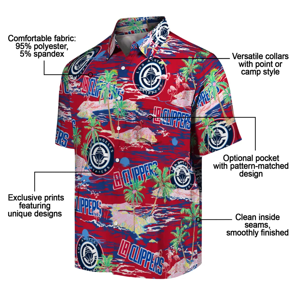 Los Angeles Clippers Flamingo Retreat 2026 Hawaiian Shirt – Moonbestprint